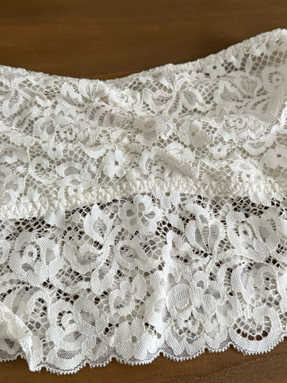 Xhilaration White Lace Bandeau Bralette